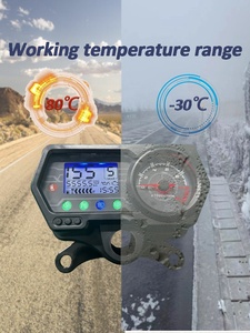 Nouveau modèle compteur numérique pour moto tachymètre pour Honda <span class=keywords><strong>Arora</strong></span> CG125 CG 125 125CC TMX125 - Product Image 3