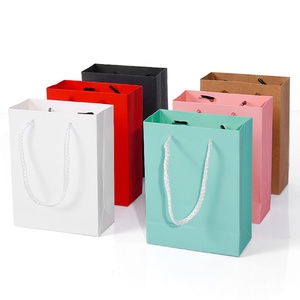 Bolsas de Papel Kraft de Color Sólido Personalizadas y Portátiles para Velas con Impresión Digital - Product Image 4