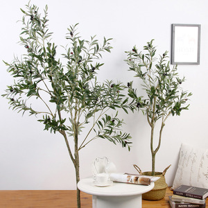 Longueur <span class=keywords><strong>Olivier</strong></span> Artificiel En Pot Décoratif <span class=keywords><strong>Plante</strong></span> Verte Pour Décor À La Maison Artificielle <span class=keywords><strong>Plante</strong></span> Des Arbres - Product Image 3