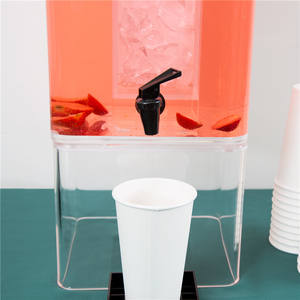 Dispensador de Bebidas Acrílico de 5 Galones para Hotel, Contenedor de Bebidas de Perspex con Grifo - Product Image 5