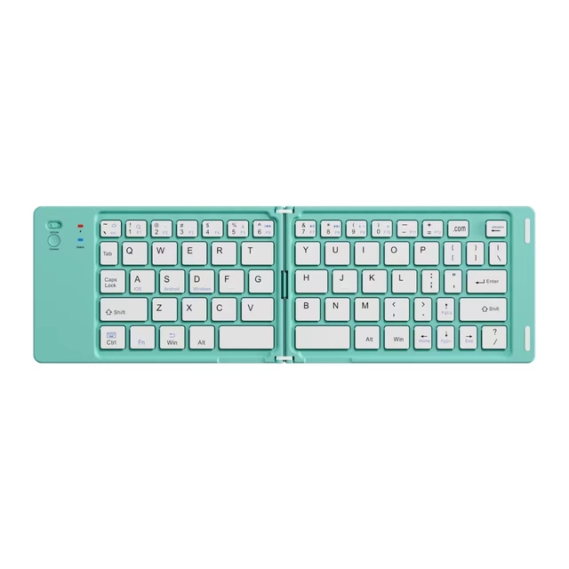 Custom Wireless Foldable Gaming Keyboards Mini Folding Portable Rechargeable BT Computer Keyboard PC