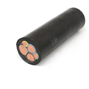 Cable forrado de goma flexible de plomo de alimentación de 3X2, 5 mm2, DE, de 1, 2, 5 mm2