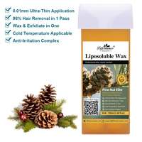 Lifestance - Cartucho de Cera Depilatoria en Roll-on de 100 g, Cera Depilatoria en Rollo para Depilación, Cera Caliente para Depilación de Bikini y Cuerpo Completo