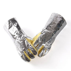 Gants résistants à la chaleur en aramide et feuille d'aluminium 500°C, protection industrielle intégrale pour les opérations en four de métallurgie de l'acier - Product Image 4