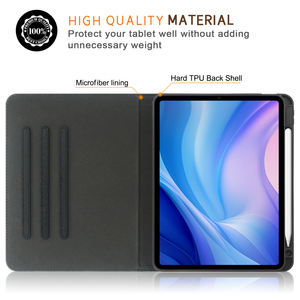 Antichoc trois Angle de vision souple en cuir PU TPU avec porte-stylo étui pour tablette de réveil de sommeil pour <span class=keywords><strong>iPad</strong></span> <span class=keywords><strong>Air</strong></span> 13 2024/Pro 12.9 <span class=keywords><strong>2022</strong></span> - Product Image 5