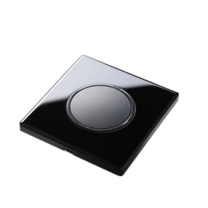 Chất liệu 3gang 2way ánh sáng nhà tường chuyển đổi chất lượng tốt Glass 250V AC Đen bihu chuyển đổi - Product Image 6