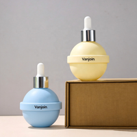 Flacon compte-gouttes en verre personnalisable, nouveau design, pour huiles essentielles, cosmétiques et sérums, idéal pour les huiles pour le visage