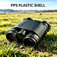 Jumelles laser de télémétrie 8X pour l'observation de la faune, légères, avec écran LCD, pour la chasse et le camping en extérieur