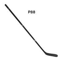 Bâton de hockey sur glace en fibre de carbone à motifs ZENK Professional avec flexibilité 20-105, multi-tailles et multi-poids pour l'entraînement