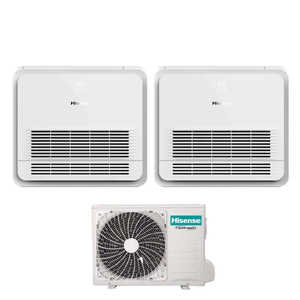 Hisense Dual Split Console 9 + 12 Aire acondicionado con 2AMW42U4RGC Mando a distancia opcional con Wi-Fi, incluido 9000 + 12000 - Product Image 5