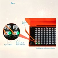 Transmisor Remoto Compacto Inalámbrico Multicanal para Encendido de Fuegos Artificiales, Ideal para Navidad, Cumpleaños y Espectáculos