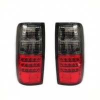 Nouveau projecteur LED pour feux arrière de Land Cruiser LC80 FJ80 90-02, boîtier noir, lentille transparente, ensemble gauche/droite, 6000 lumens