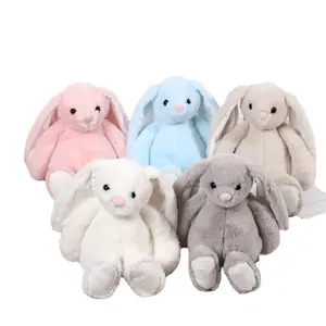 2024 Soft Plush Sublimation Easter Long Ear Bunny Rabbit Cute Custom Stuffed Animal Plush Rabbit Toy Doll for kids