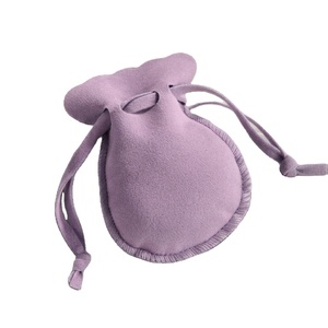 Jewelry Pouch <b>Velvet</b> Storage Drawstring Bag Closure Anti-scratch Wear-resistant Flannel <b>Material</b> Custom logo Gravure Dust Sack - Product Image 1