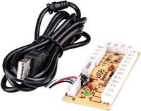 Carte de joystick USB/5P DIY Arcade, contrôle sans délai pour accessoires de jeu, joysticks de combat pour PC et manettes de jeu