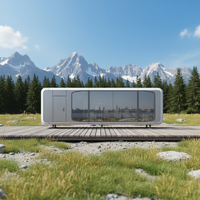 Maison capsule préfabriquée moderne, maison modulaire entièrement meublée, structure en acier, écologique, cabine mobile STAR CABIN Y7 pour