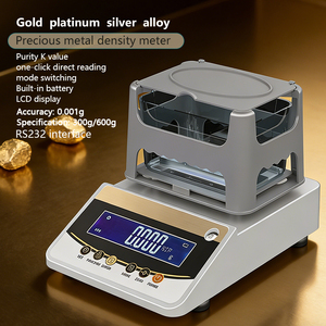 Fabrikant's gouden dichtheidstester, digitale laboratoriumhydrometer, edelmetaaltester, densitometer 600g 0.01 oplaadbaar - Product Image 1
