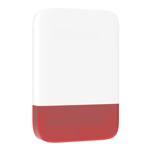 Sirène stroboscopique sans fil 120 dB à haut niveau sonore, étanche pour intérieur/extérieur, avec panneau solaire et batterie intégrée de 5 000 mAh - Product Image 1