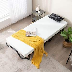 Cama Doble Europea Tapizada Suave Lumi 160x200 con Base de Láminas de Acero y Espacio de Almacenamiento Beige - Product Image 4