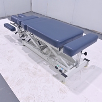 Table de chute chiropratique de traitement de 5 sections Table de traction de chute thoracique électrique Table chiropratique