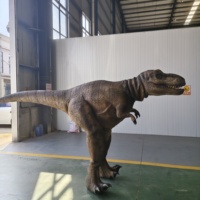 Costume de dinosaure Trex populaire de Zigong avec design de jambes cachées, éclairage, tailles personnalisées, pour centre commercial, parc à thème, fête foraine, avec son de rugissement