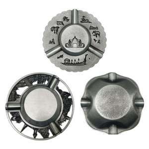 Souvenir touristique de la Turquie, du Parthénon et de la Grèce, cendrier en métal antique, cendrier fantaisie, cendriers en métal vintage bon marché - Product Image 3