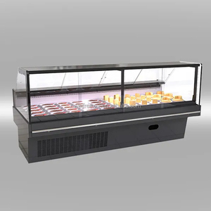 Réfrigérateur de charcuterie numérique refroidi par air commercial Réfrigérateur de boucher à affichage de viande et de poisson frais à température unique pour les magasins - Product Image 4