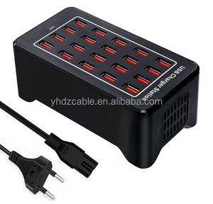 AC <b>Power</b> Adapter 100W Multi Port USB Charging Dock 20 Port USB Desktop Fast Charging Station for iPhone Samsung Huawei Laptops - Product Image 1