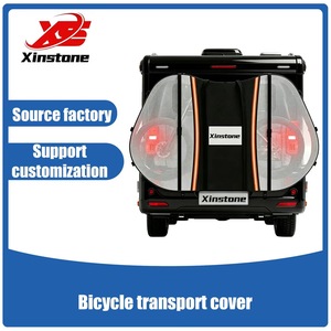 <span class=keywords><strong>Housse</strong></span> de <span class=keywords><strong>protection</strong></span> universelle pour vélo de route, VTT et vélo électrique avec bandes réfléchissantes et cordons élastiques - Product Image 1
