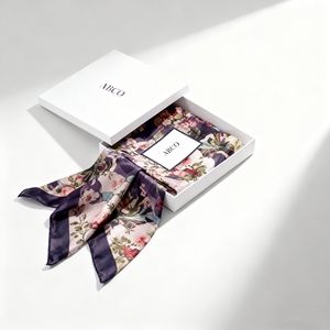 กล่องบรรจุภัณฑ์ผ้าคลุมศีรษะสำหรับผู้หญิง<span class=keywords><strong>มุสลิม</strong></span>แบบพิมพ์ลายตามสั่ง กล่องของขวัญฮิญาบพร้อมโลโก้ส่วนตัว กล่องกระดาษสำหรับอุปกรณ์ฮิญาบ - Product Image 1