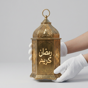 Latest Hot Selling Ramadan Kareem Home Decoration <b>Brass</b> Antique Metal Moroccan Candle <b>Lantern</b> - Product Image 2