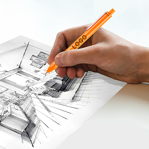Business Customized Logo Printed Novel Pressed Plastic Ballpoint <b>Pen</b> Wholesales Manufacturers Advertising Brand Stationery Gift - Product Image 4