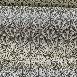 Nappe Imperméable et Anti-Taches à Motif Géométrique en Polyester, Moderne, pour Usage Domestique, Imprimée, Tissée, Gris et Blanc - Product Image 5