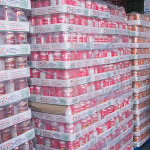 Zumo de fruta y fresa en lata de aluminio con bebidas Nata De Coco Nico Premium Healthy Juice Brand Private Label disponible - Product Image 4