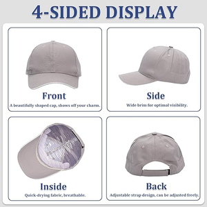 Casquette Papa en Coton Personnalisable Broderie Impression, Casquette de Baseball Souple Faible MOQ Événements Cadeaux Vente en Gros - Product Image 2