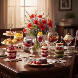 Copas de Vino Sopladas a Mano al por Mayor, Estilo Rústico de Alta Calidad, Ecológicas, con Decoración Floral para Juegos de Copas de Vino Tinto - Product Image 3