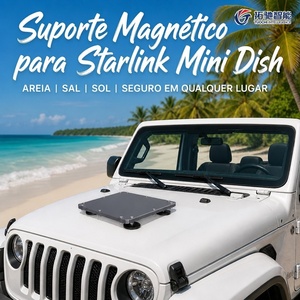 Soporte Magnético de 220 lb para Starlink Mini Dish T6, Marco de Aluminio, Cubierta Protectora de PC, para Techo de Auto, SUV, Todoterreno, Instalación sin Perforación - Product Image 1