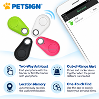 Traceur intelligent anti-perte ABS en forme de goutte d'eau avec alarme bidirectionnelle pour téléphone, animaux de compagnie et enfants