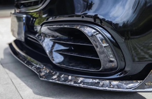 Nuovo stile MSY forgiato in fibra di carbonio Bodykit FRP W222 S63 Body Kit cofano motore anteriore labbro posteriore paraurti per <span class=keywords><strong>Mercedes</strong></span> Bens S Class - Product Image 6