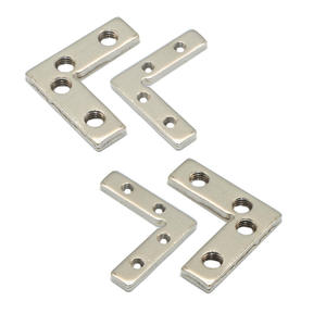 Accessoires pour profilés en aluminium industriels Série 6000 Connecteurs de coin latéraux à rainure intégrés conformes aux normes nationales - Série 3030 - Product Image 5