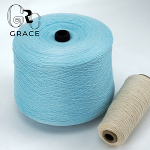 Fil mélangé lavable 10 % <span class=keywords><strong>cachemire</strong></span> 90 % laine mérinos 26NM/2 mercerisé de qualité supérieure pour machines à tricoter et à tisser - Product Image 2