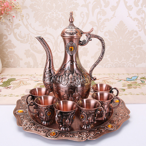 Trang trí nội thất ả Rập gang cà phê ấm và ấm trà vẻ đẹp và tốt nhất ấm trà cup Set - Product Image 2