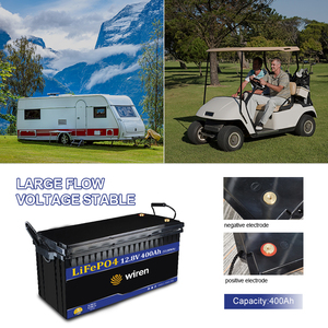 Batería de Ciclo Profundo LiFePO4 Wiren de 12.8V 400Ah 5120Wh con Bluetooth para Almacenamiento de Energía Solar - Product Image 5