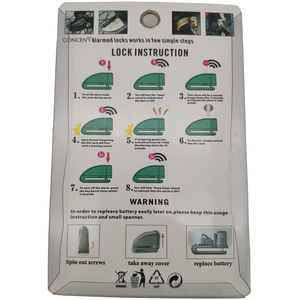 Thời Trang Đa Màu Sắc An Ninh Cao Báo Động Chống Trộm Chống Thấm DISC <span class=keywords><strong>BREAK</strong></span> Khóa Cho Xe Tay Ga Và Xe Máy Với Chìa Khóa - Product Image 2