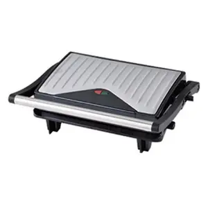 2 Plak Panini Pers Platte Grill Panini Maker Elektrische Grill