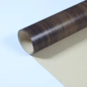 Relle odorless eco wood grain cpl decorative paper films rolls for furniture