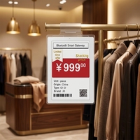 Pantalla Digital COMPAX de 9.7 Pulgadas con Tinta Electrónica de 4 Colores, Gráficos de Texto, Bajo Consumo, Clasificación IP65, 2 Años de Garantía, Uso en Interiores, Basado en la Nube