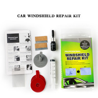 Kit de réparation de fissure de pare-brise, Kit de réparation de liquide de vitre, Solution de réparation de nano-verre automobile