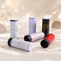 Canon à Confettis de Mariage, Lanceur Jetable 6 Pièces pour Fête, Saint-Valentin, Anniversaire, Baby Shower, Fêtes de Fin d'Année, Diwali, en Papier