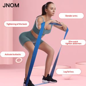 Bande de résistance bleue dégradée, épaule ouverte, beauté du dos, activation de la forme, entraînement de la force des hanches, bande élastique - Product Image 5